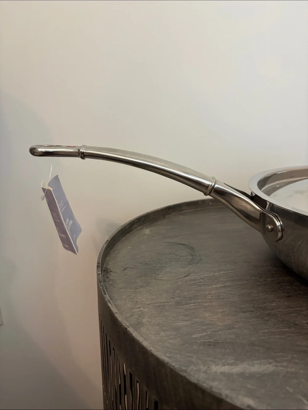 Ruffoni Stainless Steel Chef’s Pan w Lid 10” 3.5 Qt NWT